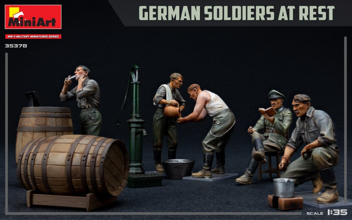 MiniArt 35378 GERMAN SOLDIERS AT REST. SPECIAL EDITION 1/35 – Bild 2
