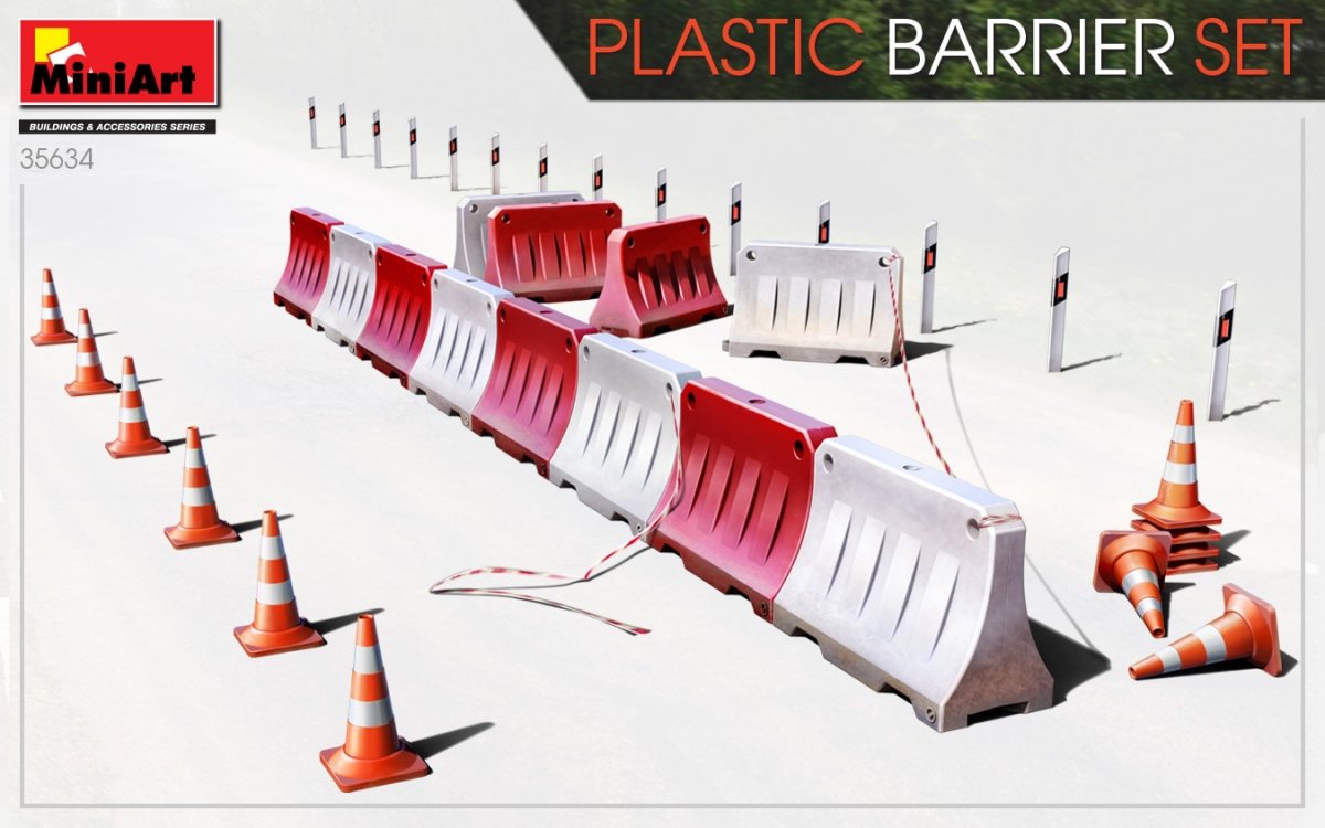 MiniArt 35634 JEU DE BARRIÈRE EN PLASTIQUE 1/35 – image 2