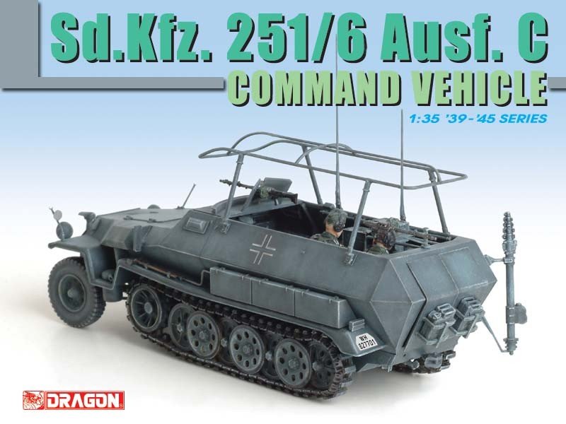 Dragon 6206 Sd.Kfz. 251/6 Ausf. C Command Vehicle 1/35 – Bild 5