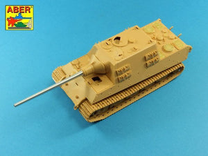 Aber 48L-29 128mm PaK 44 L/55 gun barrel for Sd.Kfz.186 Jagdtiger 1/48 – imagen 6