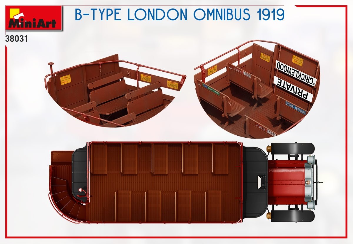 MiniArt 38031 B-TYPE LONDON OMNIBUS 1919 1/35 – image 4