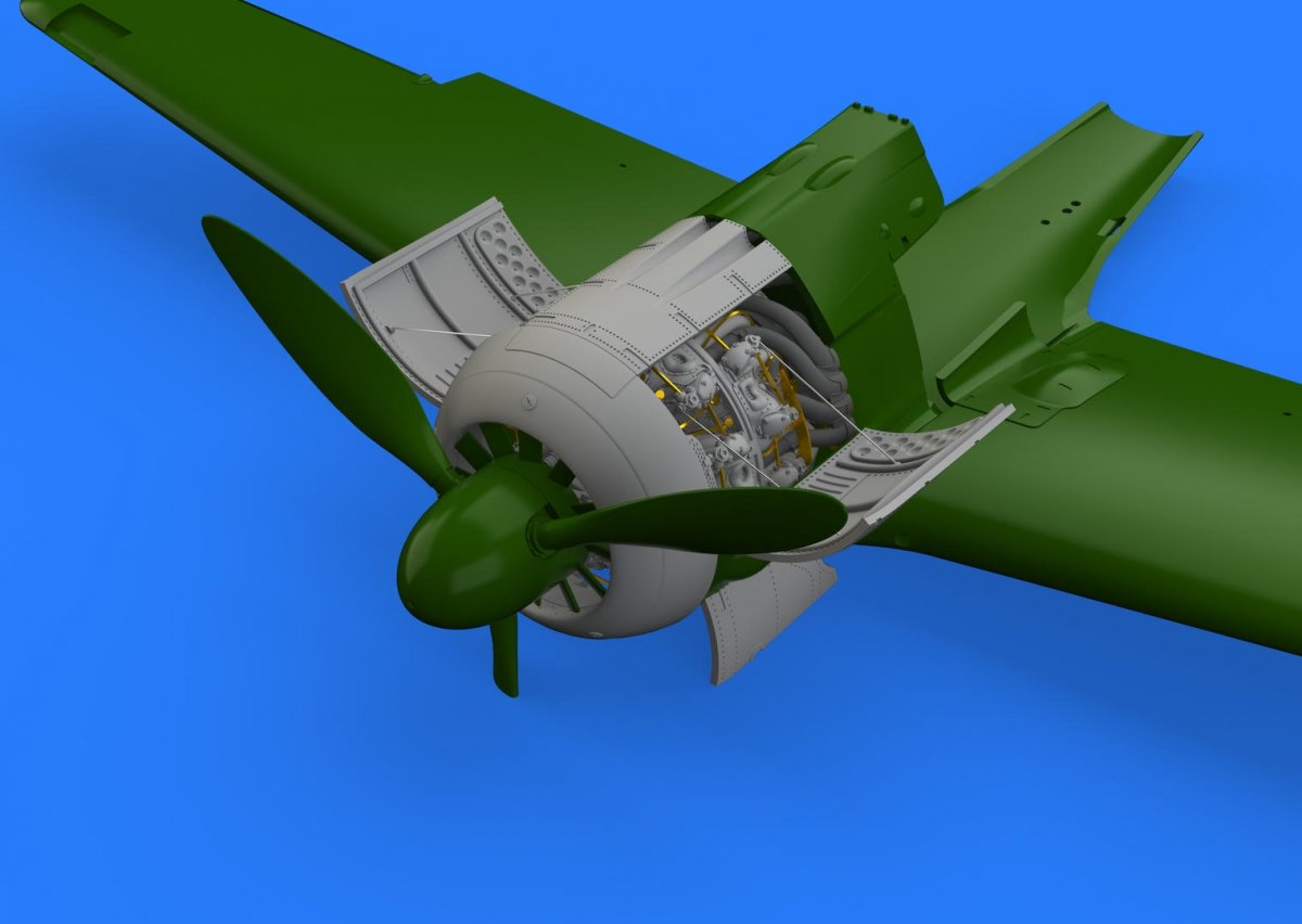 Moteur Eduard 648364 Fw 190A-3 EDUARD 1/48