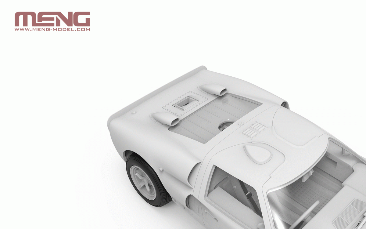 Meng Model CS-004 Ford GT40 Mk.II 1/24 – Bild 7