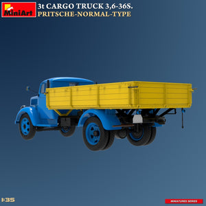 MiniArt 38079 3t CARGO TRUCK 3.6-36S. PRITSCHE-NORMAL-TYPE 1/35 – Bild 7