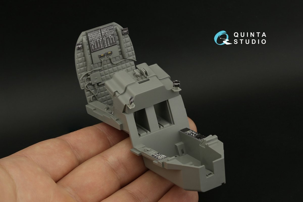 Quinta Studio QDS-35099 AH-64E 3D-Printed &amp;amp; colored Interior on decal paper (Takom) (Small version) 1/35 – image 5