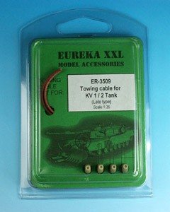 Câble de remorquage Eureka XXL ER-3509 pour KW-1/2 type tardif 1/35
