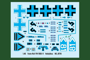 Hobby Boss 81718 Focke Wulf FW 190D-11 1/48 – obrázek 4