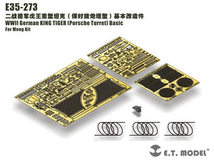 ET Model E35-273 WWII German KING TIGER（Porsche Turret）Basic For Meng 1/35 – imagen 3