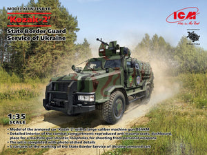 ICM 35016 Kozak-2 Service national des gardes-frontières d&amp;#39;Ukraine 1/35