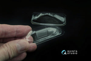 Quinta Studio QC32001 Yak-3 vacuformed clear canopy, open &amp;amp; close position (for Special Hobby kit) 1/32 – image 4