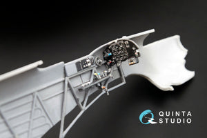 Quinta Studio QD48004 Yak-1B (late production) 3D-Printed &amp;amp; colored Interior on decal pape (for all kits) 1/48 – Bild 9