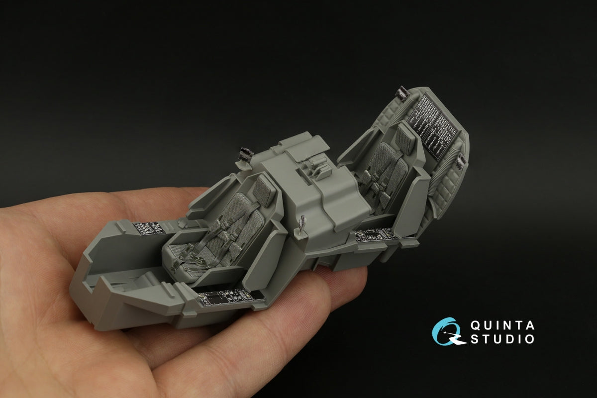 Quinta Studio QD+35106 AH-64D 3D-Printed &amp;amp; colored Interior on decal paper (Takom) (with 3D-printed resin parts) 1/35 – Bild 8