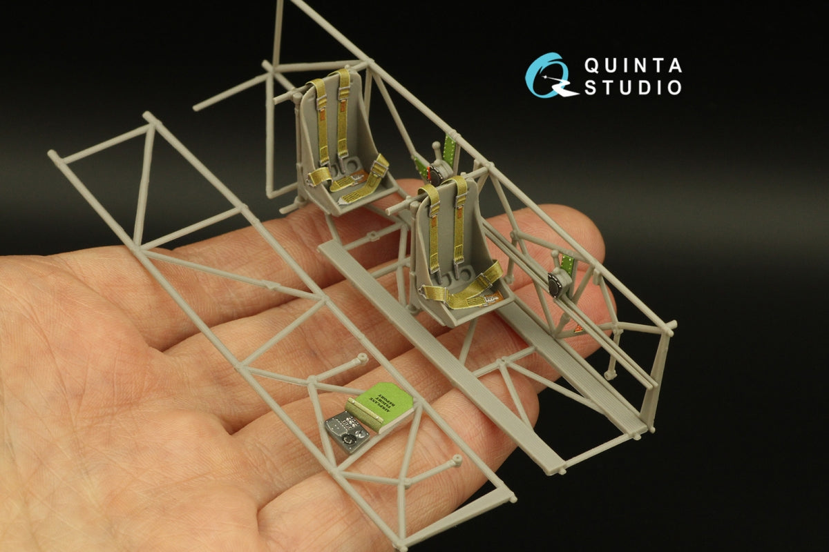 Quinta Studio QD32161 PT-13 Kaydet 3D-Printed &amp;amp; colored Interior on decal paper (Roden) 1/32 – Bild 6