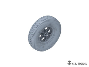 ET Model P35-132 WWII German Sd.Kfz.7(8t) Sagged Front Wheels &amp;amp; Spare Wheel Type.1 for Dragon / Trumpeter kit 1/35 – Bild 3