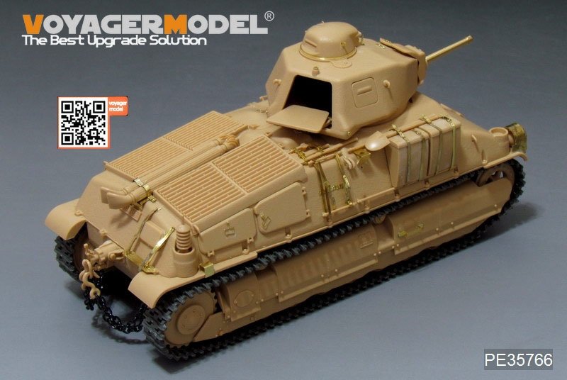Voyager Model PE35766 WWII French SOMUA S35 Medium Tank Basic (For TAMIYA 35344) 1/35 – imagen 2