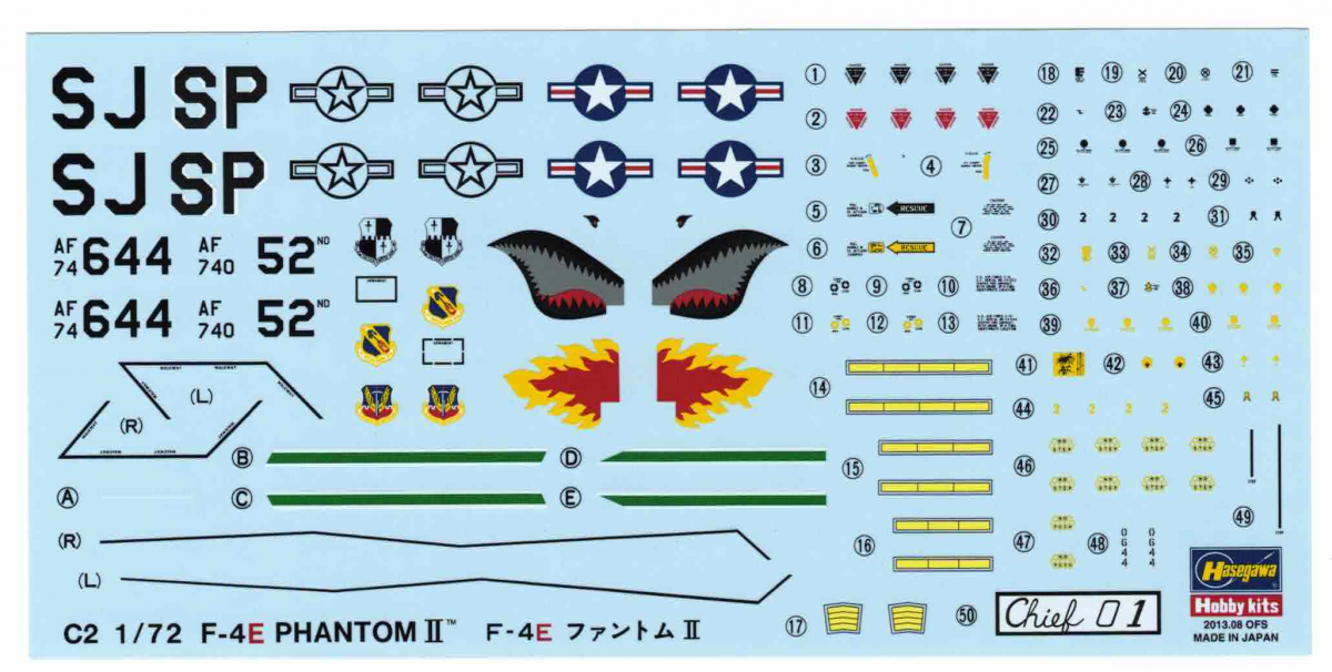 Hasegawa C2 F-4E Phantom II 1/72 – obrázek 2
