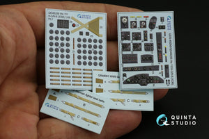 Quinta Studio QD48266 He 111H-3/H-6 3D-Printed &amp;amp; colored Interior on decal paper ( ICM ) 1/48 – image 12
