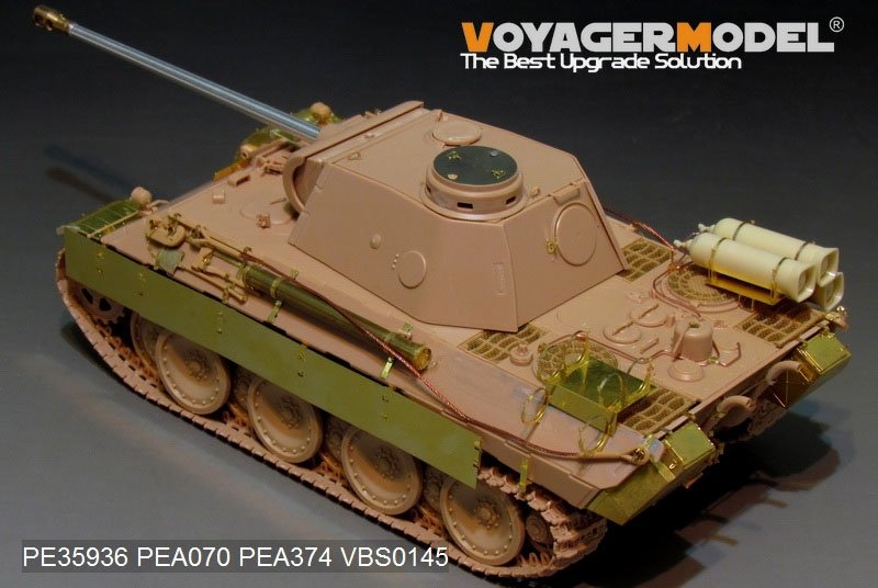 Voyager Model PE35936 WWII German Panther D w/&amp;quot;Stadtgas&amp;quot; Fuel Tanks Basic For MENG TS-038 1/35 – image 8