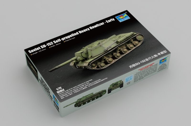 Trumpeter 07129 Soviet SU-152 Self-propelled Heavy Howitzer Early 1/72 – image 2