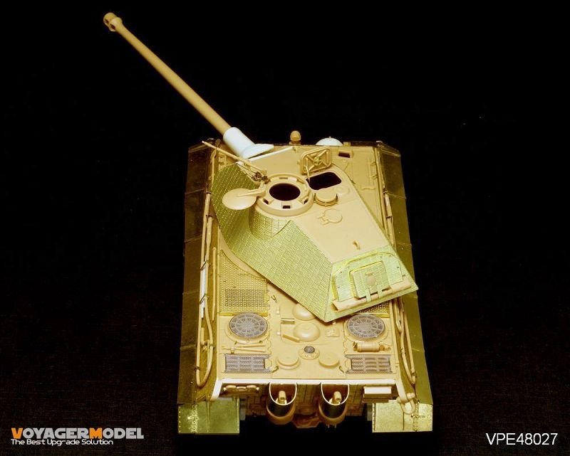 Voyager Model VPE48027 Photo Etched set for KING TIGER porsche (For TAMIYA32539) 1/48 – image 3