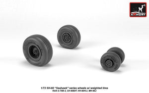 Armory Models AW72333 SH-60 Seahawk wheels w/ weighted tires 1/72 – image 3