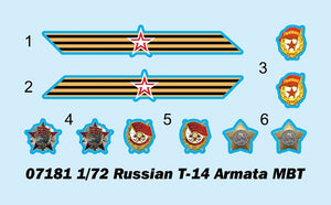 Trumpeter 07181 Russian T-14 Armata MBT 1/72 – image 3