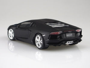 Aoshima 02738 Lamborghini Aventador LP700-4 Matte Black 1/24 – immagine 5