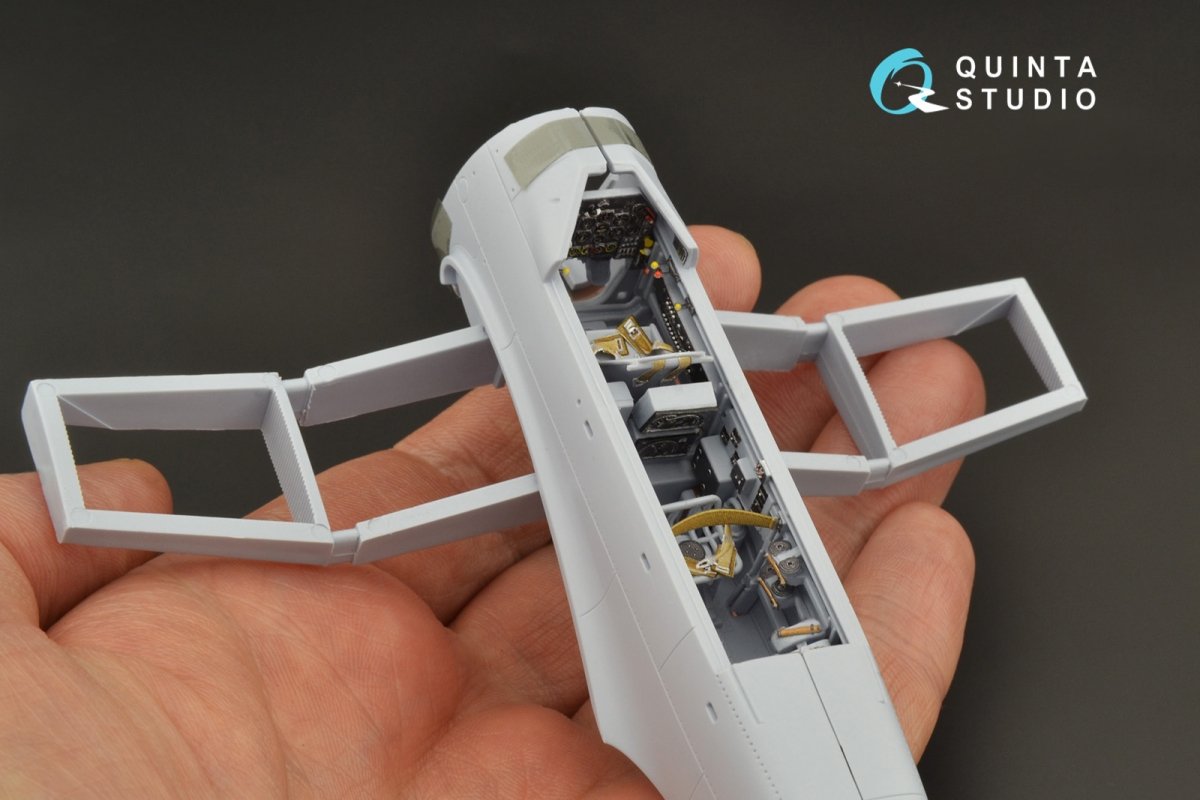Quinta Studio QD48208 Ju 87B-1/B-2/R-2 3D-Printed &amp;amp; colored Interior on decal paper (Airfix) 1/48 – image 3