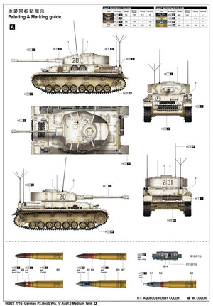 Trumpeter 00922 German Pz.Beob.According to IV Ausf.J Medium Tank 1/16 – image 4
