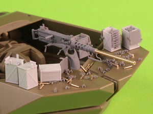 Master GM-35-070 Browning M2HB .50 cal (12.7mm) - with mount for M10 tank destroyer (cradle D70627 with small ammo box D68375) 1/35 – image 9