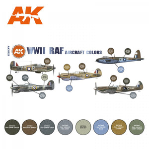 AK Interactive AK11723 WWII RAF AIRCRAFT COLORS 8x17 ml – image 2