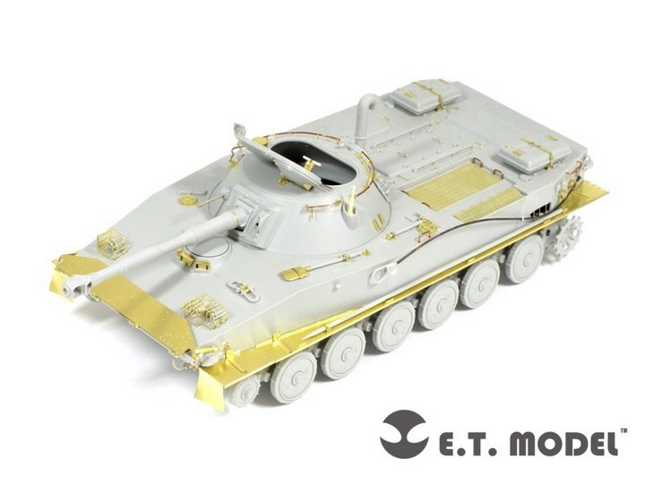 ET Model E35-081 Russian PT-76B Light Amphibious Tank (For TRUMPETER 00381) (1/35) – obrázek 2