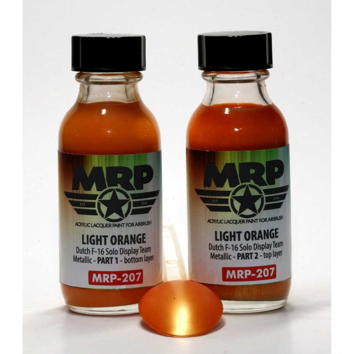 MR. Paint MRP-207 LIGHT ORANGE F-16 2x30ml – immagine 2
