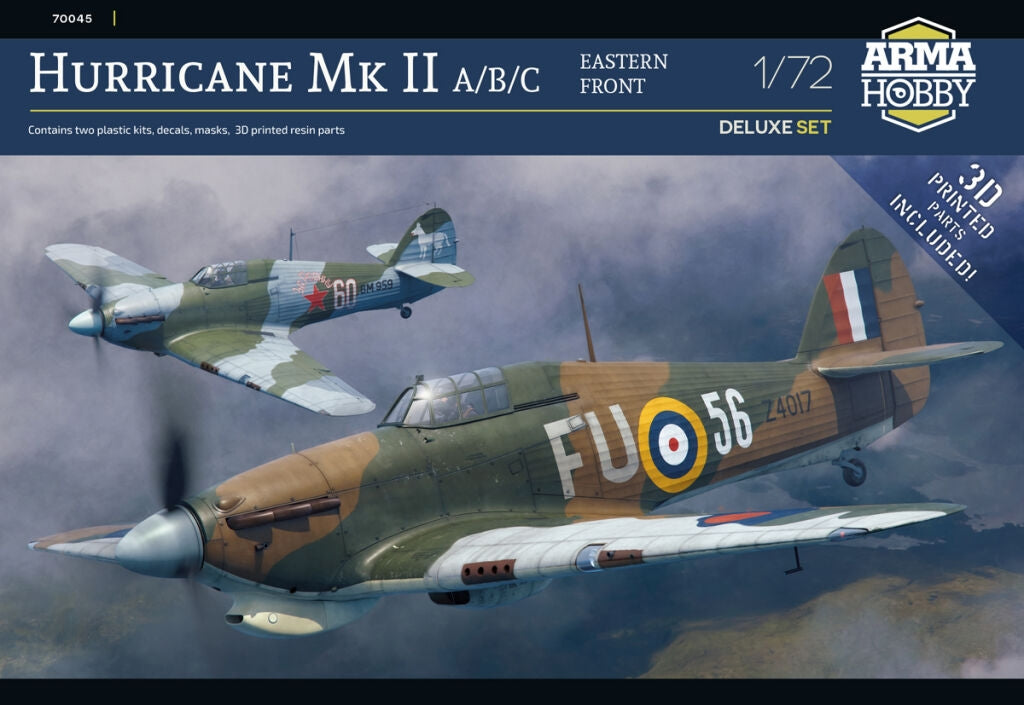 Arma Hobby 70045 Hurricane Mk II A/B/C Eastern Front Deluxe Set 1/72 – imagen 2
