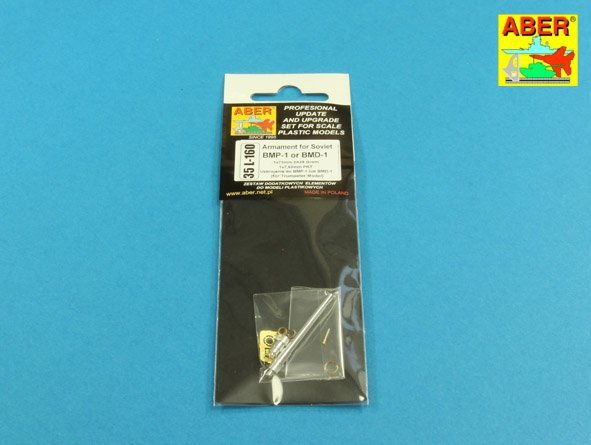 Aber 35L-160 Armament for Soviet BMP-1 or BMD-1 1x73mm 2A28 Grom; 1x7,62mm PKT 1/35 – zdjęcie 8