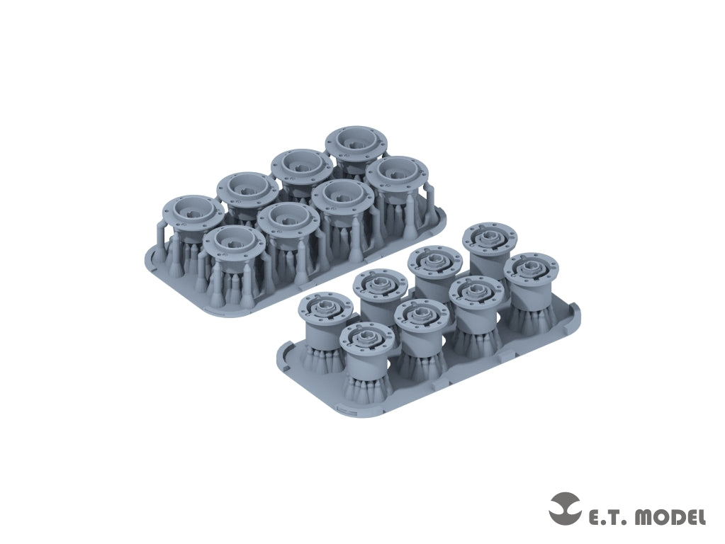 ET Model P35-295 WWII German TIGER I Early Roadwheel Hubs 1/35 – image 4