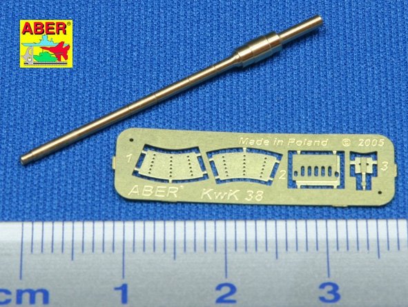 Aber 35L-042 German 2 cm tank gun barrel L/56 for KwK 38 1/35 – image 2