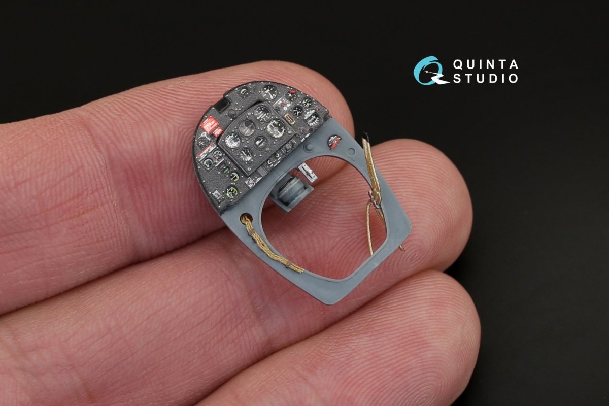 Quinta Studio QD48119 Spitfire Mk.IX 3D-Printed &amp;amp; colored Interior on decal paper (for Eduard kit) 1/48 – Bild 3