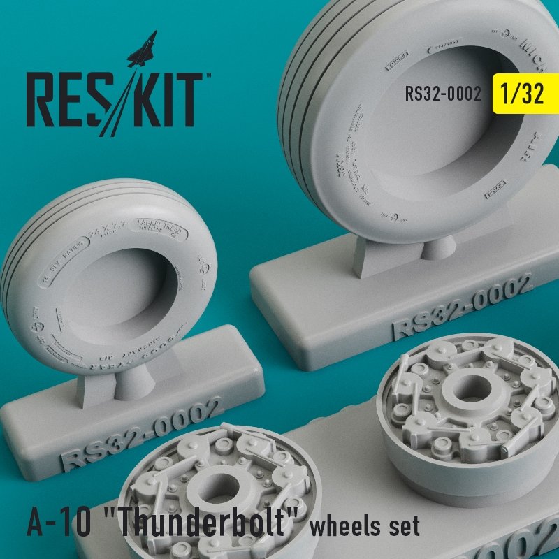 RESKIT RS32-0002 A-10 &amp;quot;Thunderbolt&amp;quot; wheels set 1/32