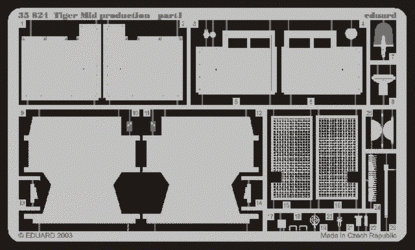 Eduard 35624 Tiger I Mid. Production 1/35 Tamiya – immagine 2