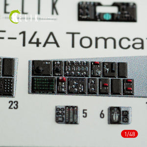 KELIK K48074 F-14A TOMCAT INTERIOR 3D DECALS FOR ITALERI KIT 1/48 – image 8