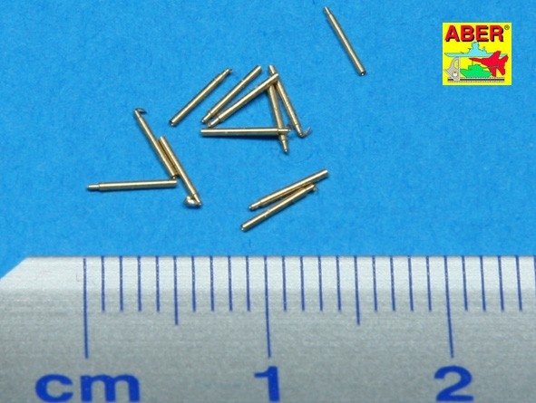 Aber 1/700L-10 Set of 12 pcs 140 mm barrels for ship Hood 1/700 – obrázek 2