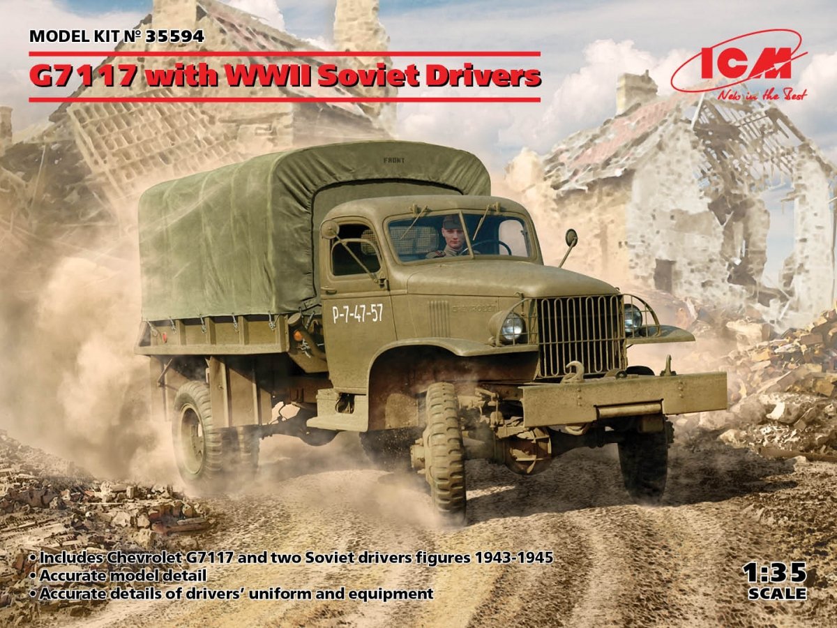 ICM 35594 G7117 avec conducteurs soviétiques 1/35