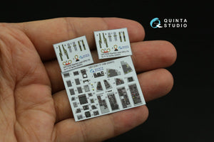 Quinta Studio QD72061 F-14B 3D-Printed &amp;amp; colored Interior on decal paper (GWH) 1/72 – image 3