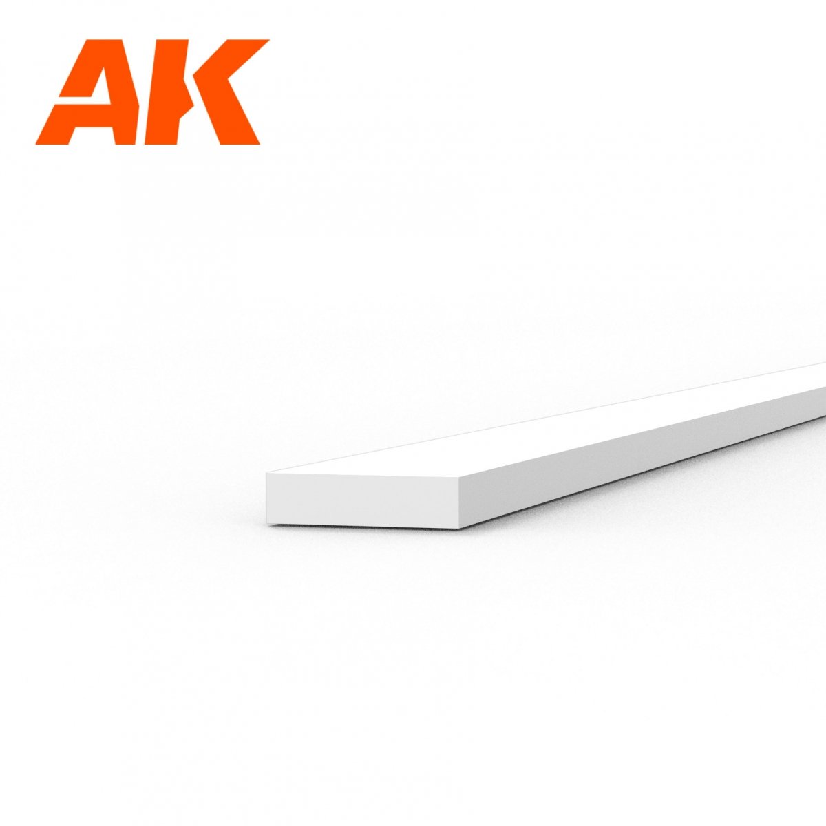 AK Interactive AK6509 STRIPS 0.50 X 2.00 X 350MM – STYRENE STRIP – (10 UNITS) – image 2