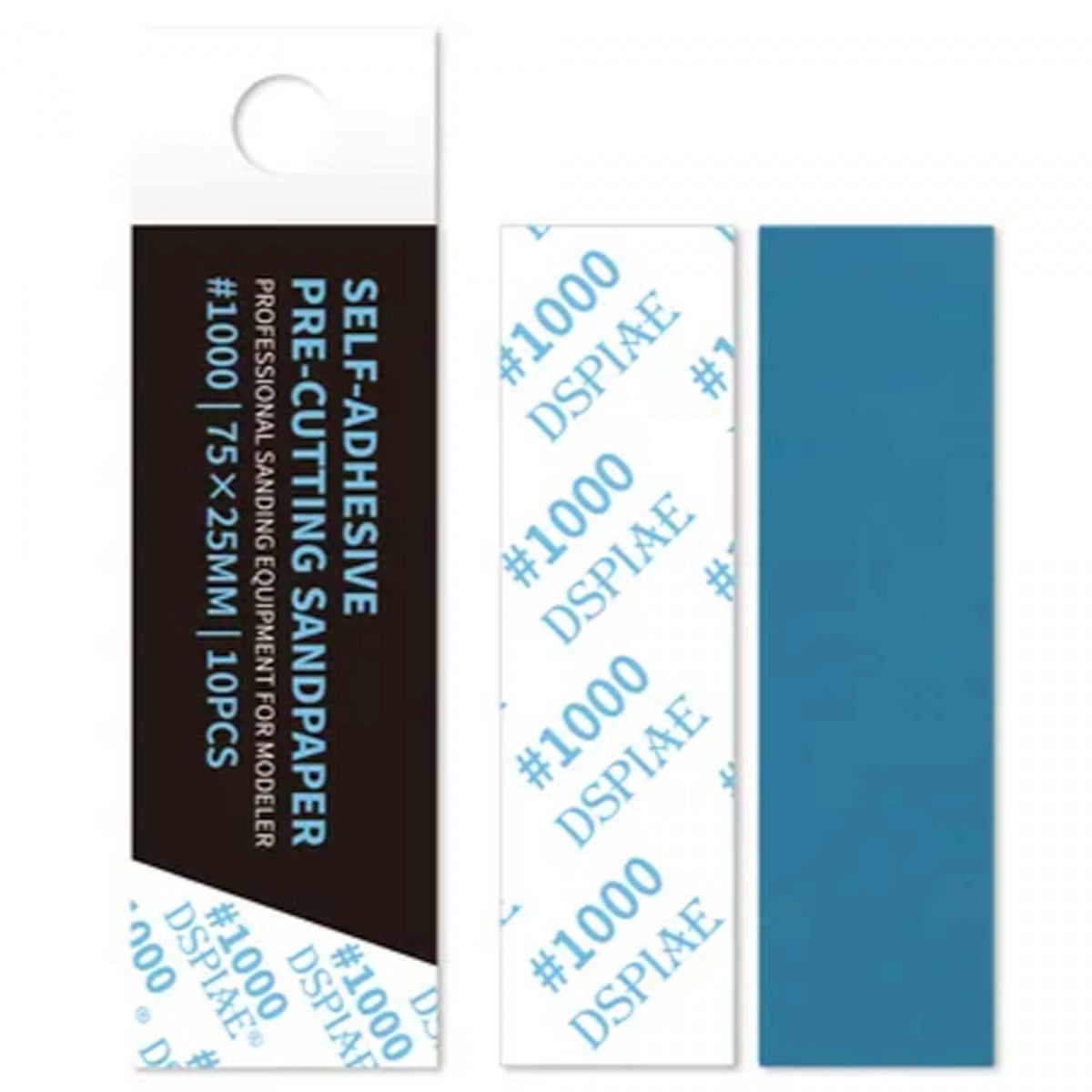 DSPIAE DSP-1000 Reusable Self-Adhesive Sandpaper #1000 (75 x 25 mm) 10 pcs