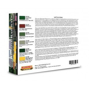 Lifecolor XS11 Acrylic color Set British Railways Set 2 6x22ml – image 2