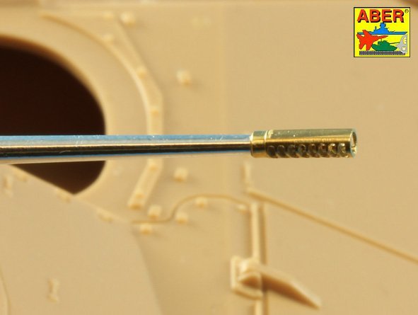 Aber 35L-180 25mm M242 Bushmaster early chain gun barrel &amp;amp; 7,62mm M240 machine gun barrel used on early M2/M3 Bradley or LAV-25 1/35 – image 3