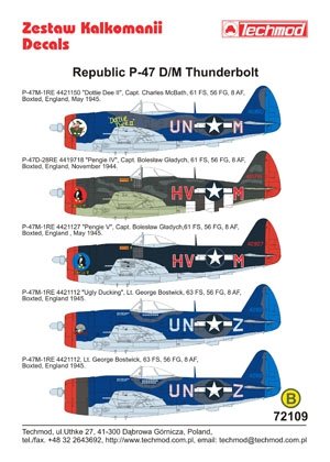 Techmod 72109 - Republic P-47D/M Thunderbolt 1/72 – imagen 2