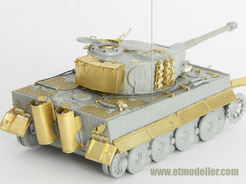 ET Model E72-003 WWII German TIGER I Late Production For DRAGON Kit 1/72 – image 3